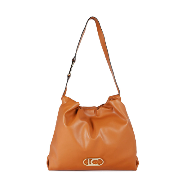 Lola Casademunt Sac cabas en similicuir avec logo LC ovale - U Brun- Ref 103 €