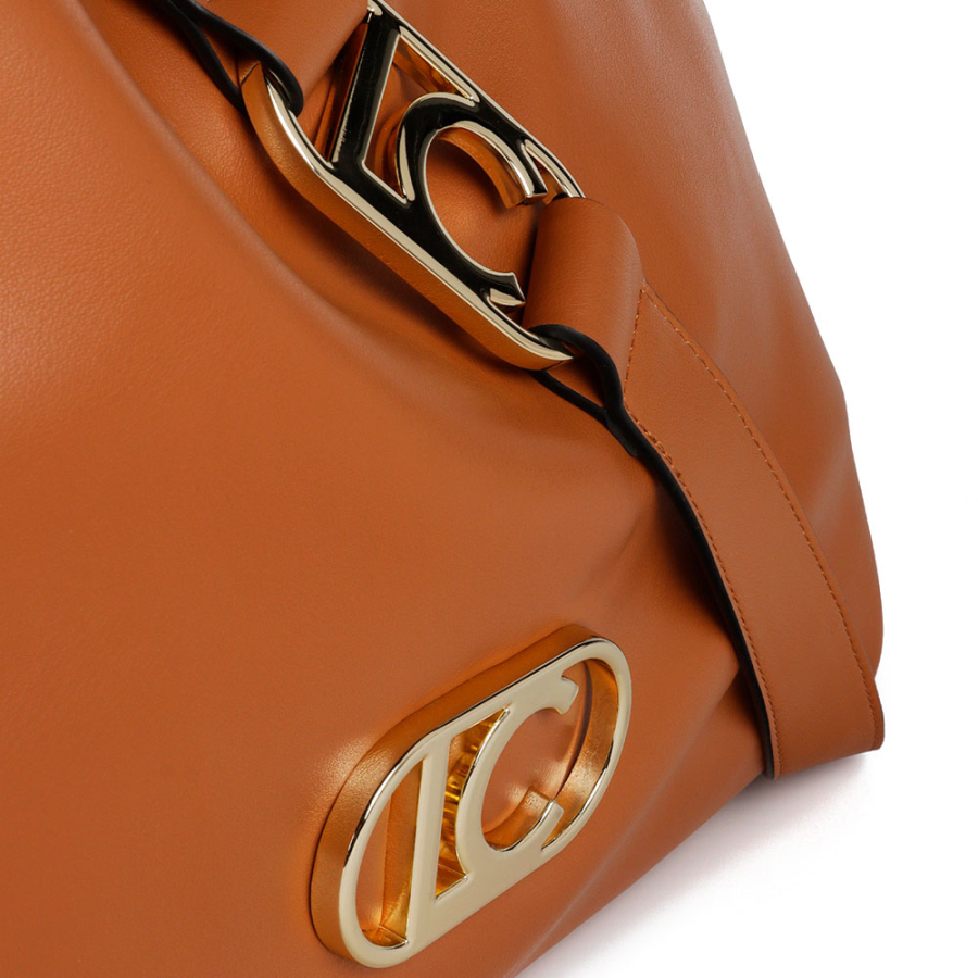 shopper-tasche-aus-kunstleder-mit-ovalem-lc-logo shopper-tasche-aus-kunstleder-mit-ovalem-lc-logo