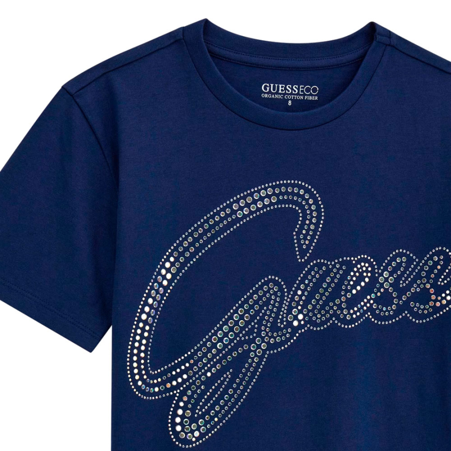 kinder-t-shirt-mit-strass-logo