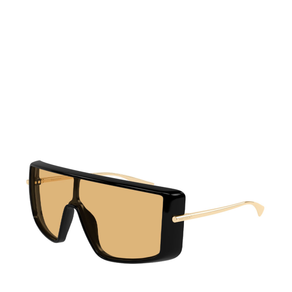Alexander Mcqueen Lunettes de soleil AM0524S - 99 Noir Jaune- Ref 254 €