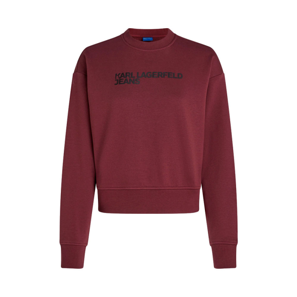 Karl Lagerfeld Jeans Vestes en maille et pulls Bordeaux - Sweat-shirt avec logo - XS - Ref 70 €
