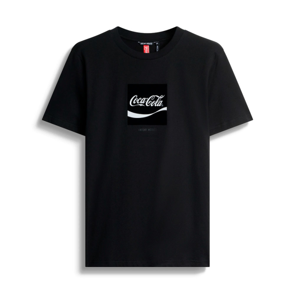 Antony Morato T-shirts Noir - T-shirt coupe standard avec imprim Coca-Cola - S - Ref 44 €