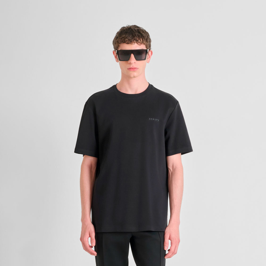 t-shirt-en-coton-au-toucher-soyeux-coupe-decontractee t-shirt-en-coton-au-toucher-soyeux-coupe-decontractee
