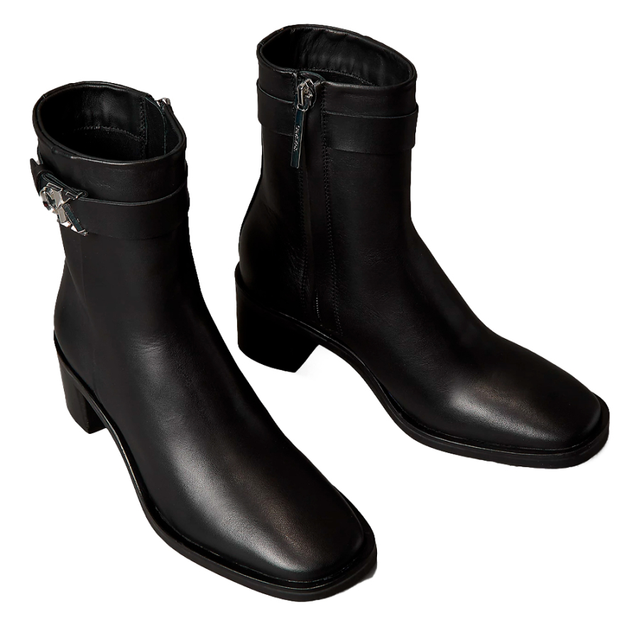 botines-de-piel-con-puntera-cuadrada-y-cremallera botines-de-piel-con-puntera-cuadrada-y-cremallera