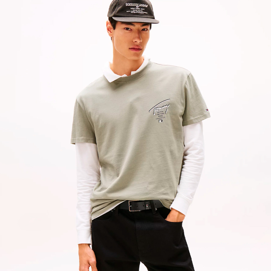 camiseta-signature-de-punto-con-logo-trasero camiseta-signature-de-punto-con-logo-trasero
