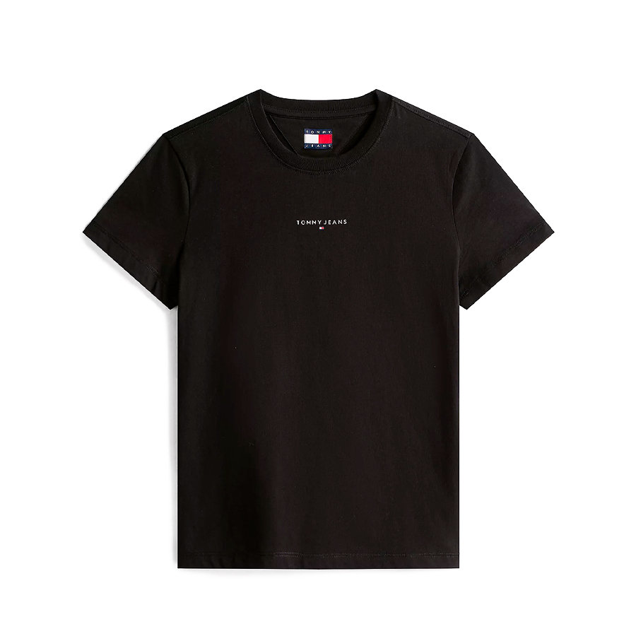 t-shirt-girocollo-con-logo-lineare t-shirt-girocollo-con-logo-lineare