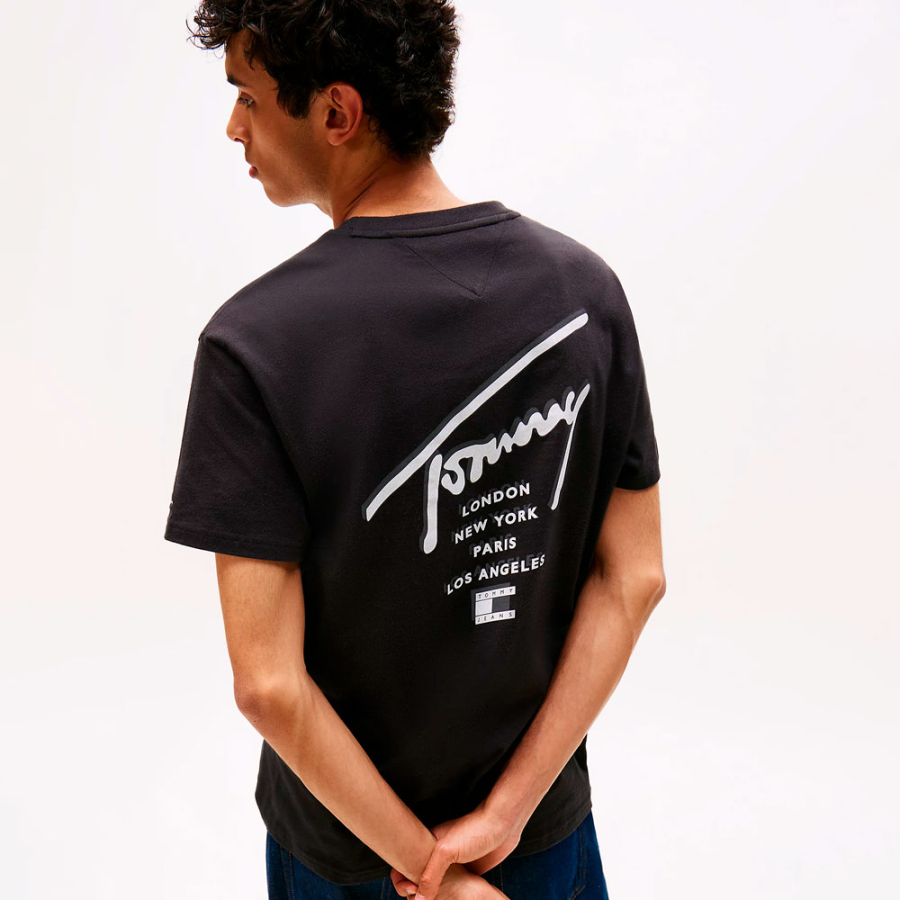 camiseta-signature-de-punto-con-logo-trasero camiseta-signature-de-punto-con-logo-trasero