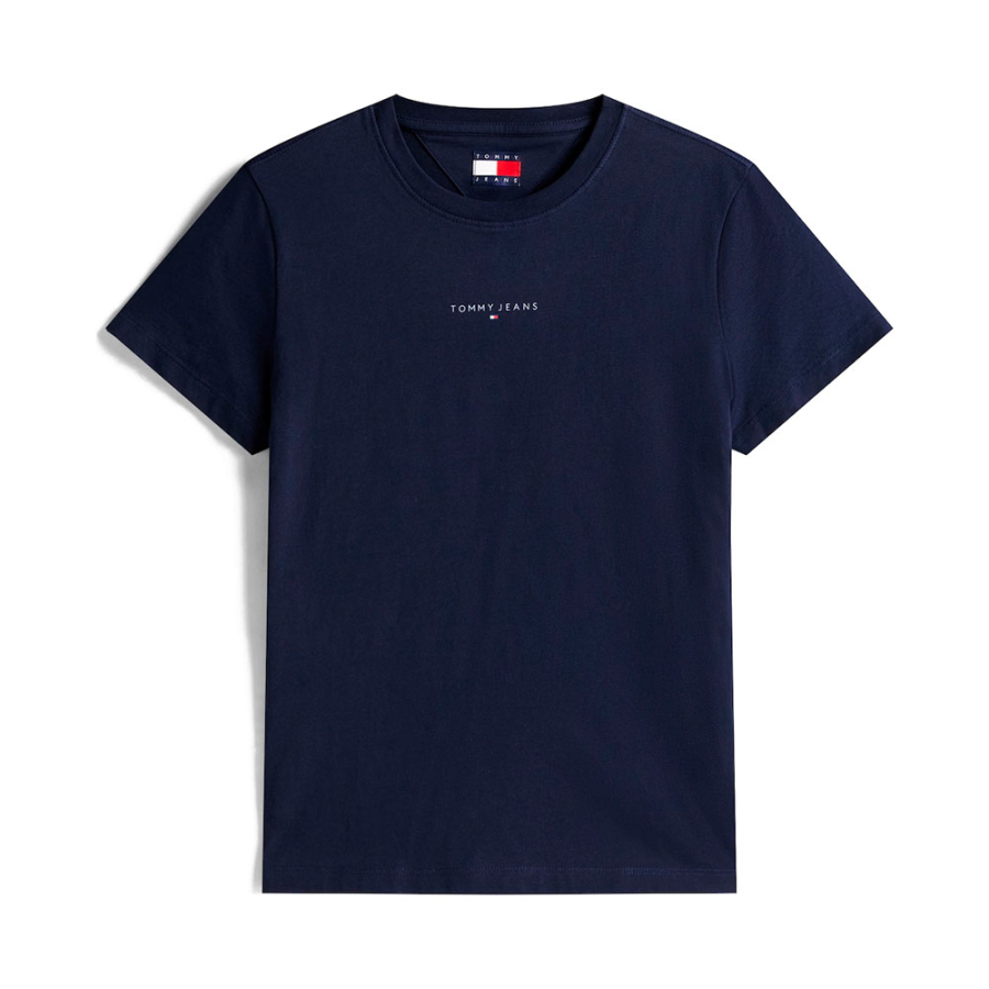 t-shirt-col-rond-avec-logo-lineaire t-shirt-col-rond-avec-logo-lineaire