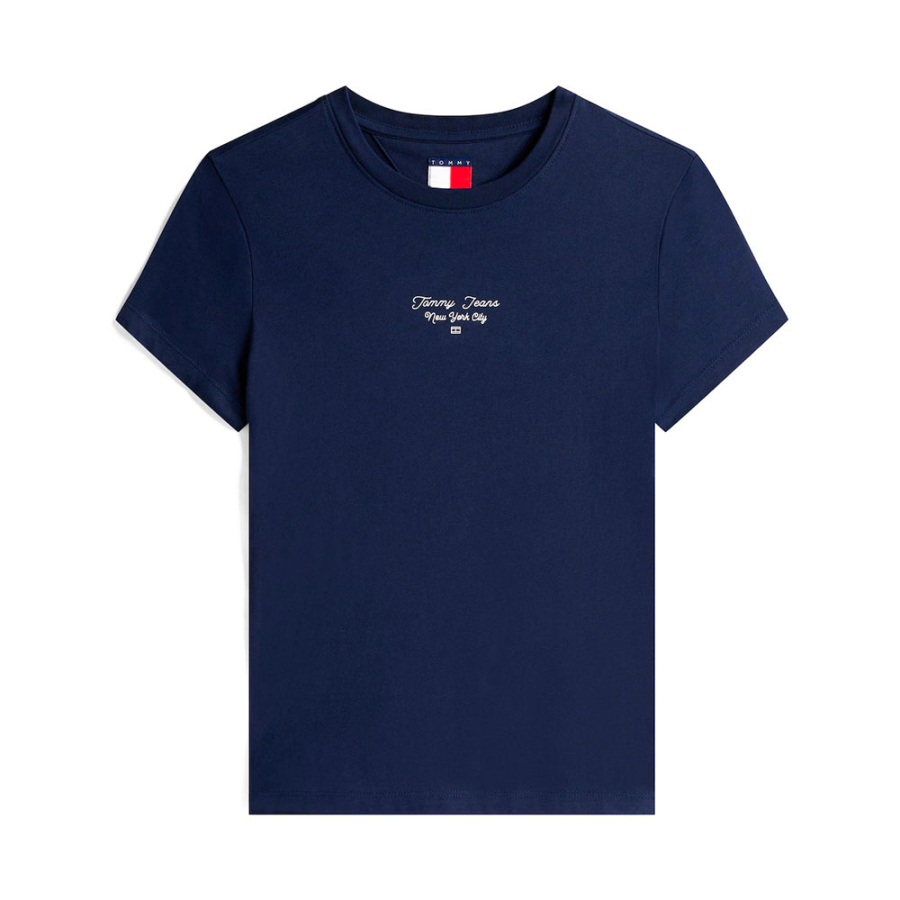 t-shirt-en-maille-slim-fit-avec-logo t-shirt-en-maille-slim-fit-avec-logo