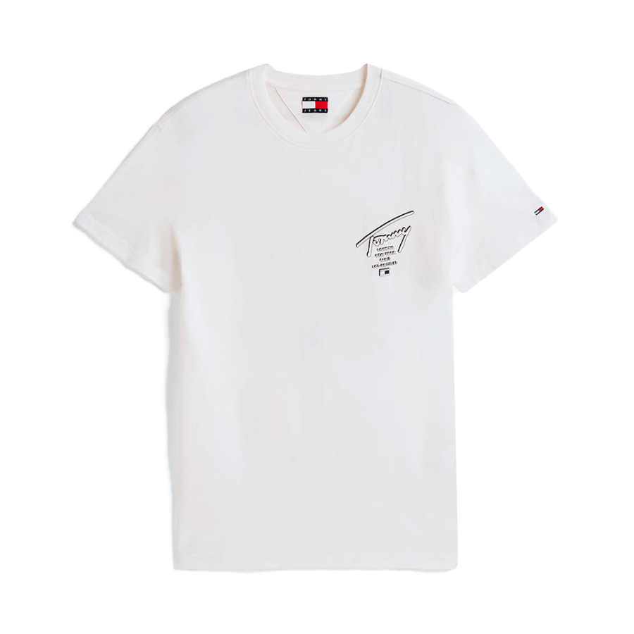 t-shirt-en-tricot-signature-avec-logo-au-dos t-shirt-en-tricot-signature-avec-logo-au-dos