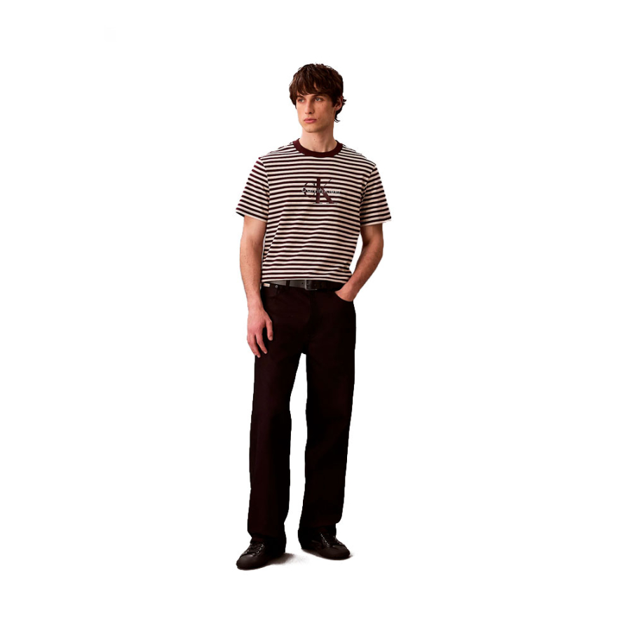 t-shirt-ample-a-rayures-avec-logo-monogramme t-shirt-ample-a-rayures-avec-logo-monogramme