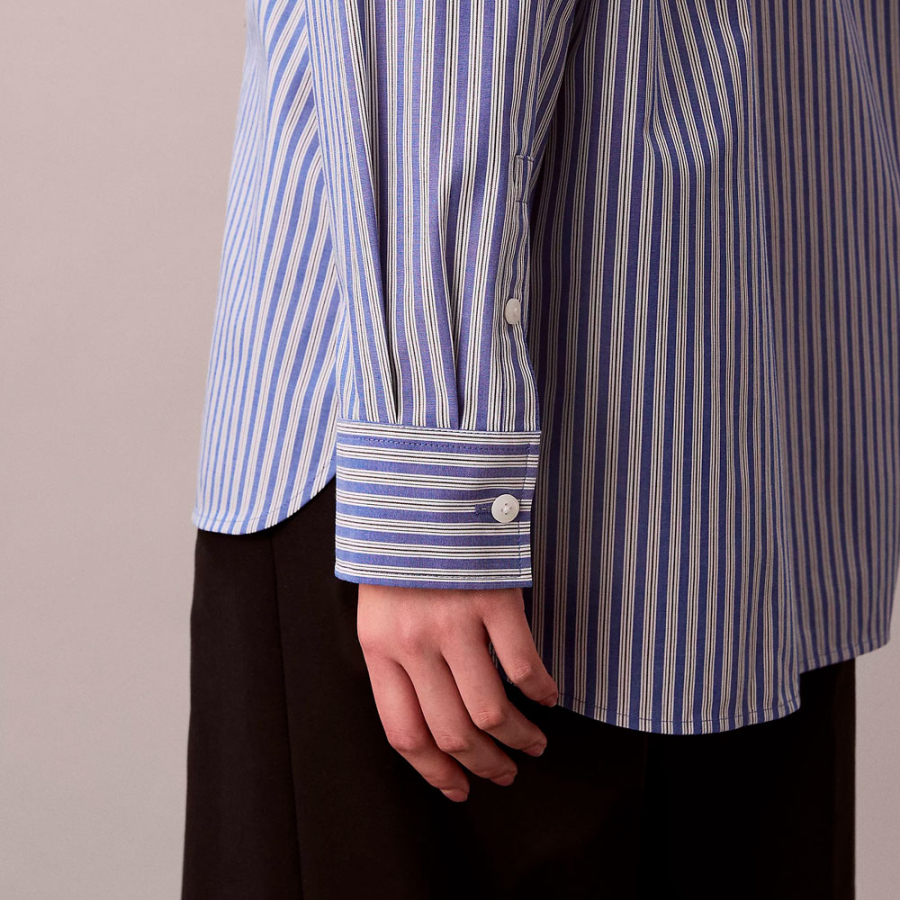 chemise-en-popeline-de-coton-rayee chemise-en-popeline-de-coton-rayee