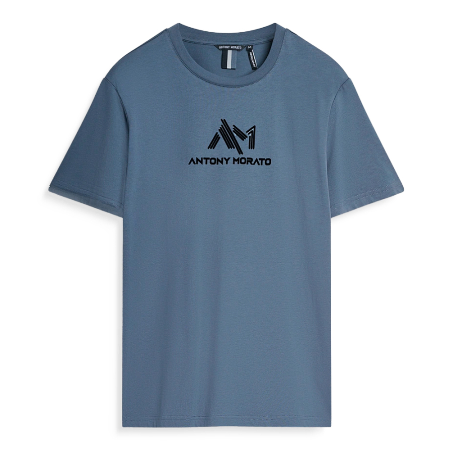 t-shirt-mit-normaler-passform-und-logodruck t-shirt-mit-normaler-passform-und-logodruck
