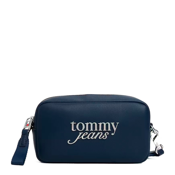 Tommy Hilfiger TOMMY JEANS BANDOLERA AW0AW17897 C1G TU BOLD SCRIPT SHOULDER BAG DARK NIGHT NAVY - U Bleu marine- Ref 63 €