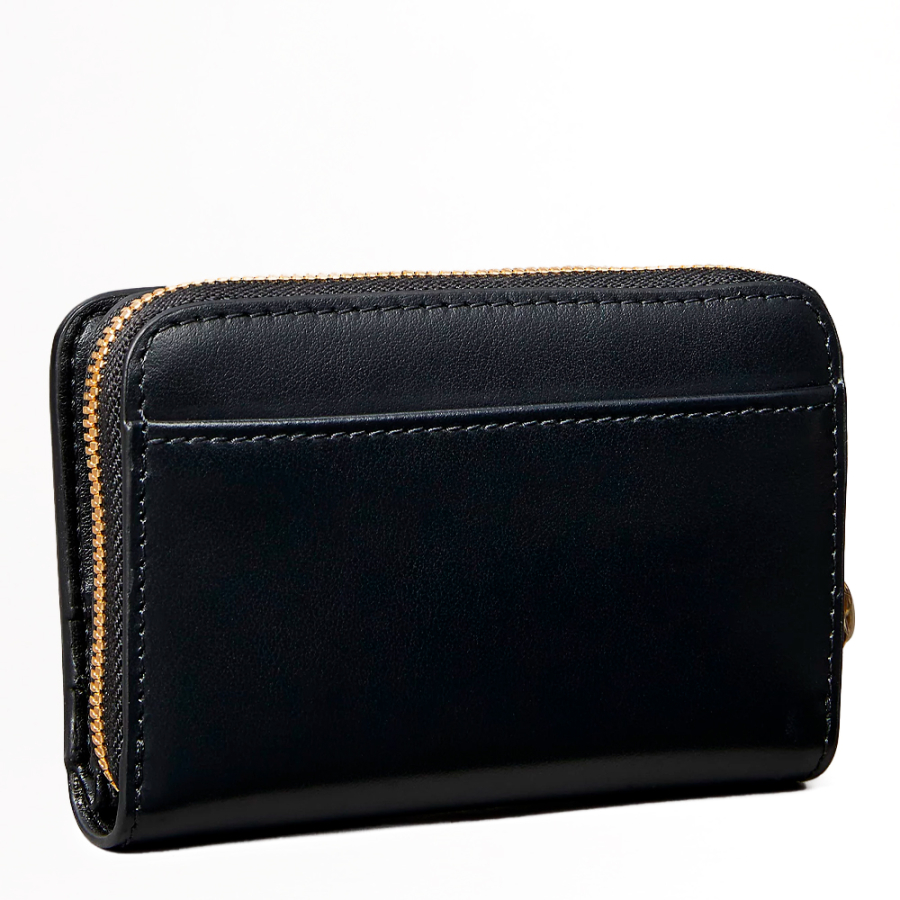 Cartera de piel mediana con cremallera Cartera de piel mediana con cremallera