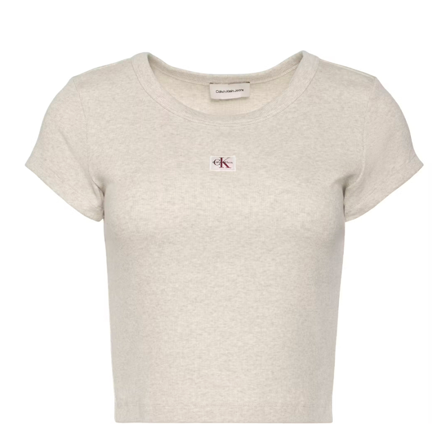 t-shirt-slim-en-coton-cotele-avec-badge t-shirt-slim-en-coton-cotele-avec-badge