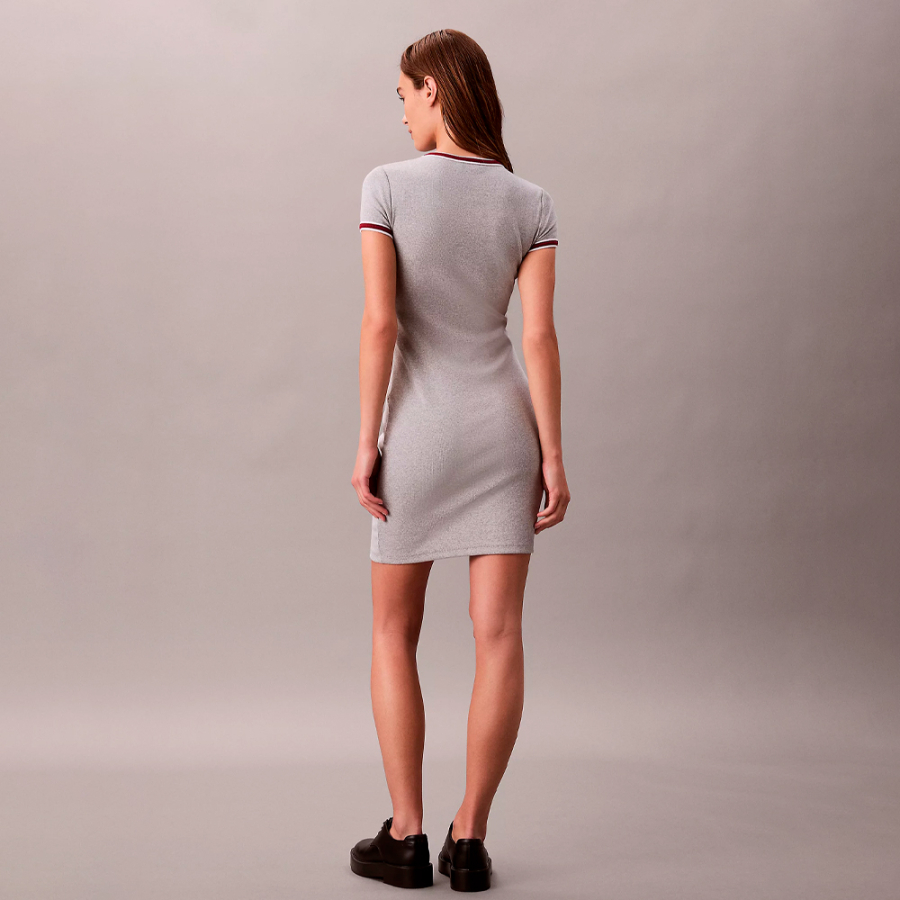 slim-fit-ribbed-sporty-shirt-dress