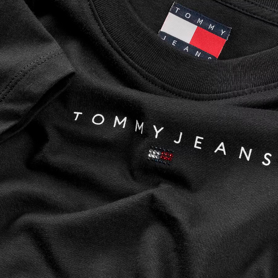 slim-t-shirt-with-bling-linear-logo