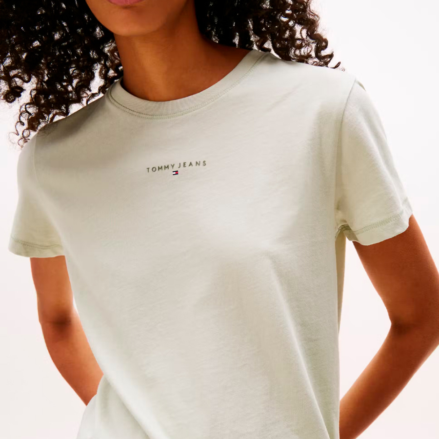 t-shirt-col-rond-avec-logo-lineaire t-shirt-col-rond-avec-logo-lineaire