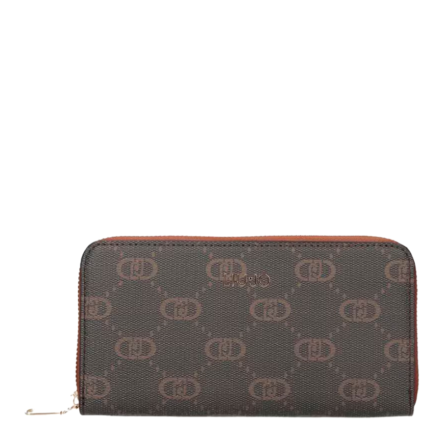 cartera-grande-con-cremallera-alrededor-y-logotipo cartera-grande-con-cremallera-alrededor-y-logotipo