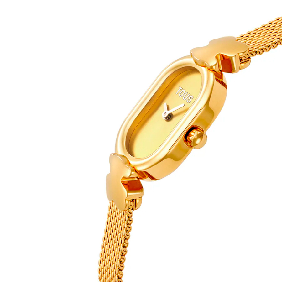 icon-oval-gold-steel-bracelet-analog-jewelry-watch
