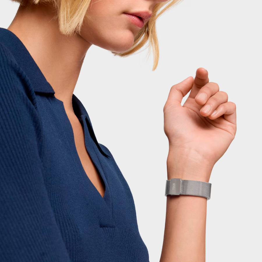 d-bear-party-analog-watch-with-steel-bracelet