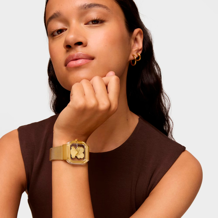 reloj-analogico-con-brazalete-de-acero-dorado-d-bear-party