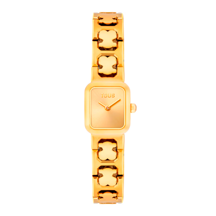 relogio-analogico-icon-time-com-pulseira-de-aco-dourado