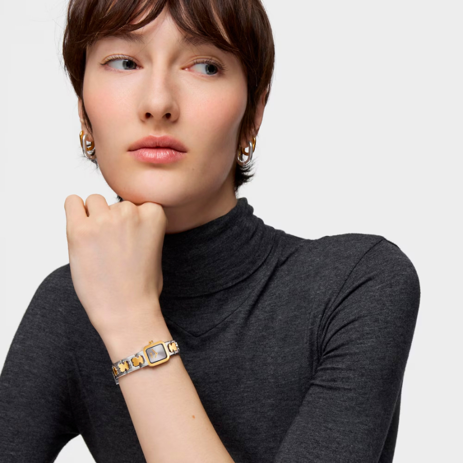 icon-time-analog-watch-with-steel-and-gold-steel-bracelet