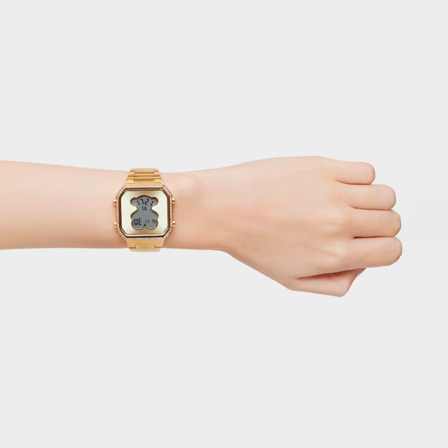 reloj-digital-con-brazalete-de-acero-ipg-dorado-y-zirconitas-d-bear reloj-digital-con-brazalete-de-acero-ipg-dorado-y-zirconitas-d-bear