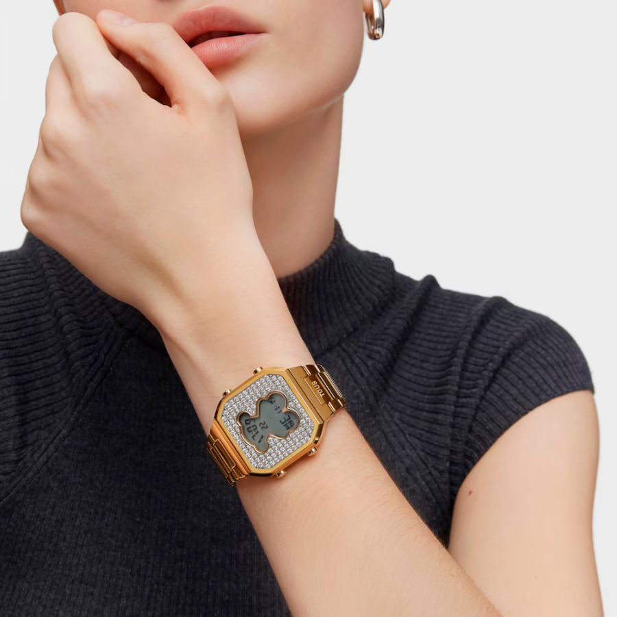 reloj-digital-con-brazalete-de-acero-ipg-dorado-y-zirconitas-d-bear reloj-digital-con-brazalete-de-acero-ipg-dorado-y-zirconitas-d-bear