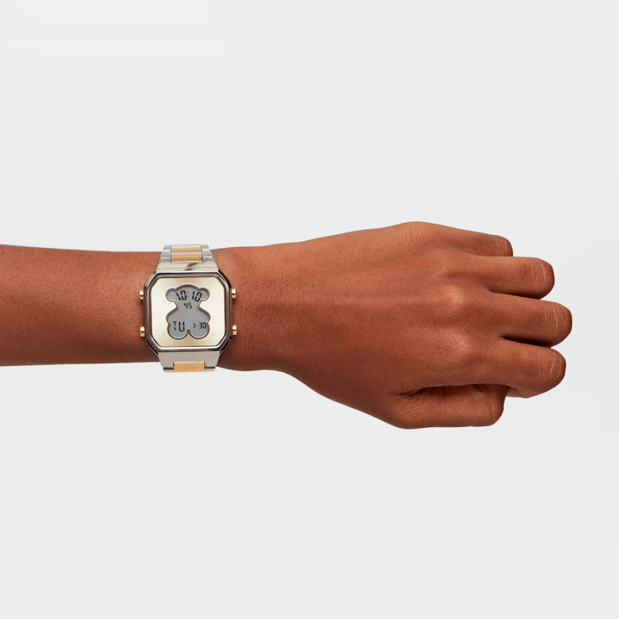 orologio-digitale-d-bear-con-bracciale-in-acciaio-inossidabile-e-acciaio-ipg-dorato orologio-digitale-d-bear-con-bracciale-in-acciaio-inossidabile-e-acciaio-ipg-dorato