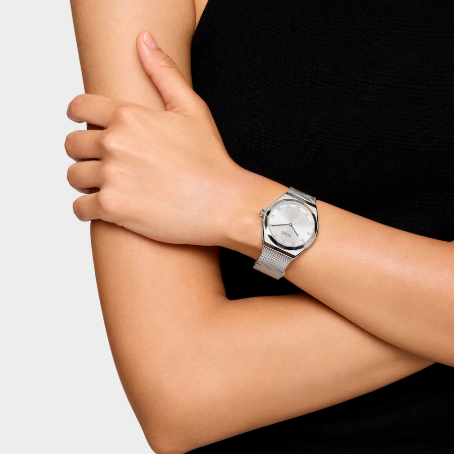 montre-analogique-avec-bracelet-en-acier-a-mailles-rondes montre-analogique-avec-bracelet-en-acier-a-mailles-rondes