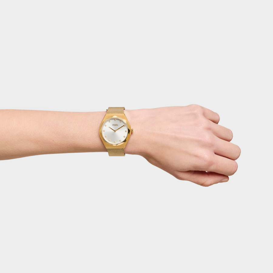 relogio-analogico-com-pulseira-redonda-de-aco-dourado-com-detalhes-em-malha relogio-analogico-com-pulseira-redonda-de-aco-dourado-com-detalhes-em-malha