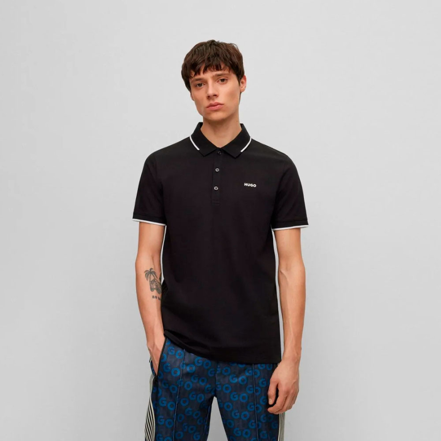 polo-slim-fit-con-logo-estampado