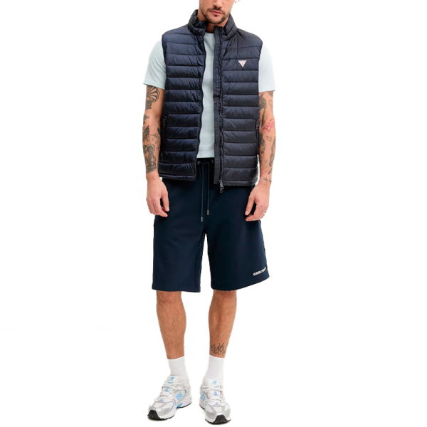 Guess Pantalons Bleu marine - Broderie courte rgulire - L - Ref 59 €
