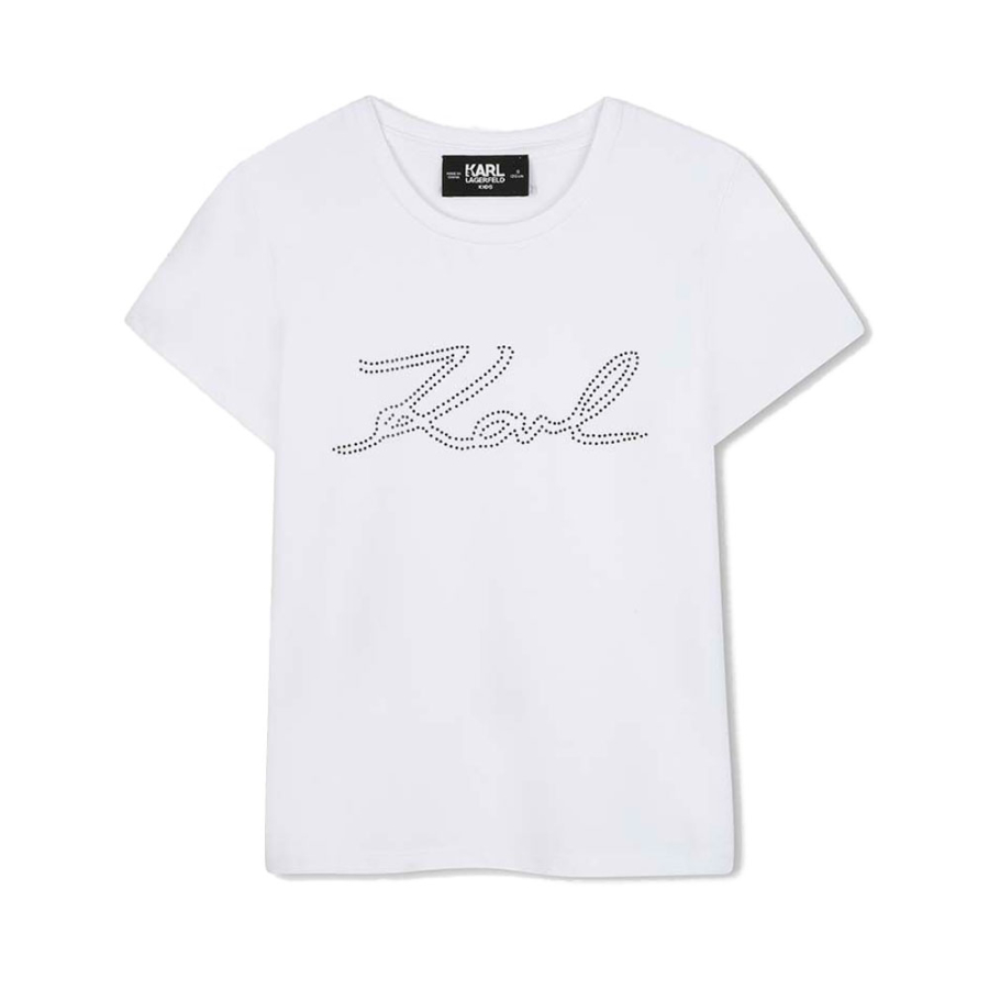 t-shirt-a-maniche-corte-per-bambini-con-logo-in-strass t-shirt-a-maniche-corte-per-bambini-con-logo-in-strass