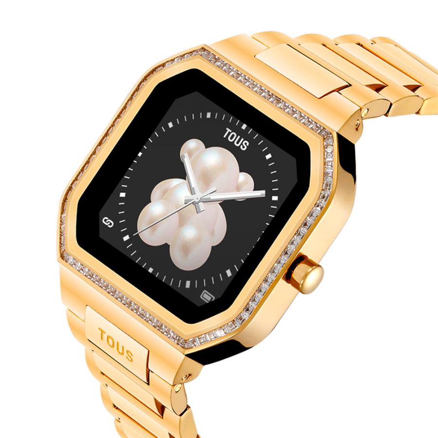 b-connect-smartwatch-with-gold-steel-bracelet-and-cubic-zirconia