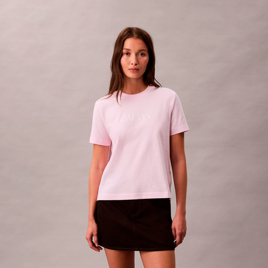 schmal-geschnittenes-t-shirt-mit-grafiklogo schmal-geschnittenes-t-shirt-mit-grafiklogo