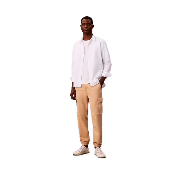 Calvin Klein Pantalons Beige - pantalon cargo skinny - M - Ref 70 €