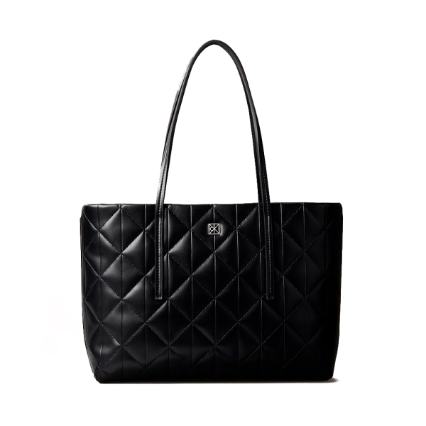 Calvin Klein petit sac fourre-tout matelass logo signature - U Noir- Ref 105 €