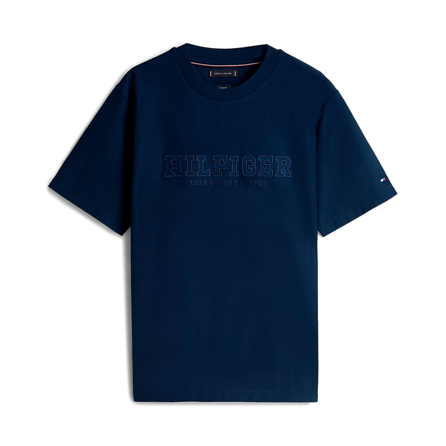 t-shirt-girocollo-con-logo-ricamato