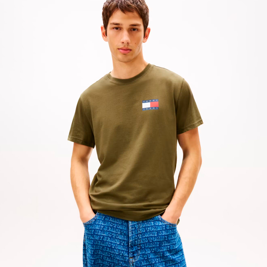 t-shirt-slim-fit-con-toppa-tommy t-shirt-slim-fit-con-toppa-tommy
