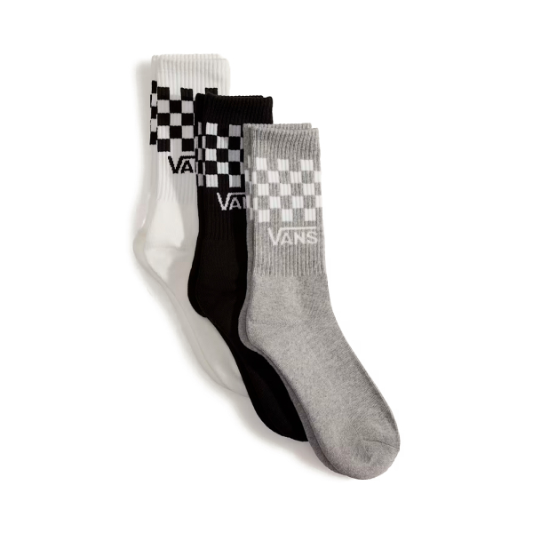 Vans Calcetines Noir - Chaussettes hautes carreaux classiques 3 paires - M - Ref 15 €