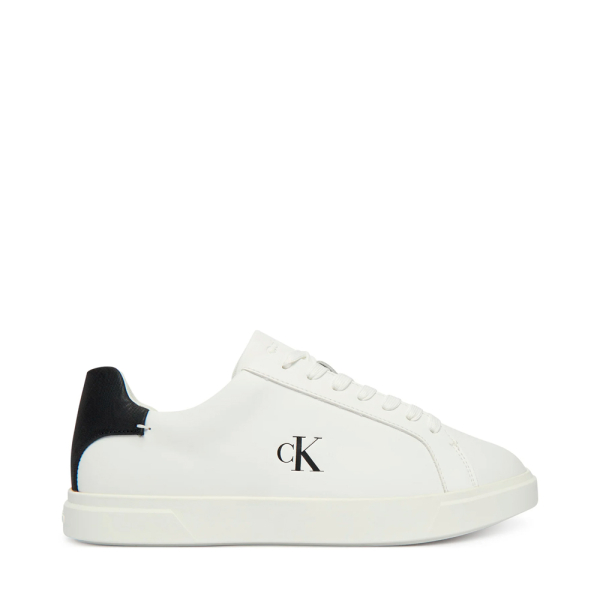 Calvin Klein Baskets - Brooke en cuir avec logo distinctif - 38 Blanc- Ref 70 €