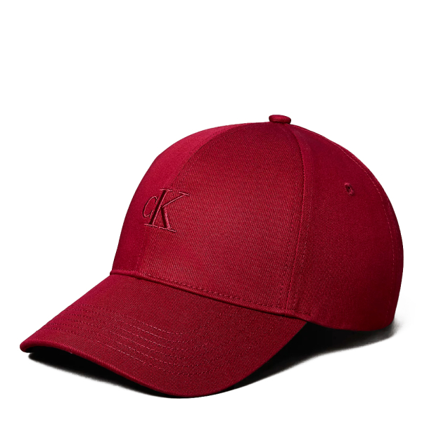 Calvin Klein Casquette de baseball avec monogramme brod - U Rouge- Ref 28$