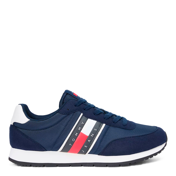 Tommy Hilfiger Baskets avec un mlange de textures - 41 Bleu marine- Ref 67 €