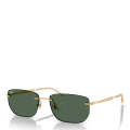 001/71-POLISHED GOLD ARISTA/DARK GREEN