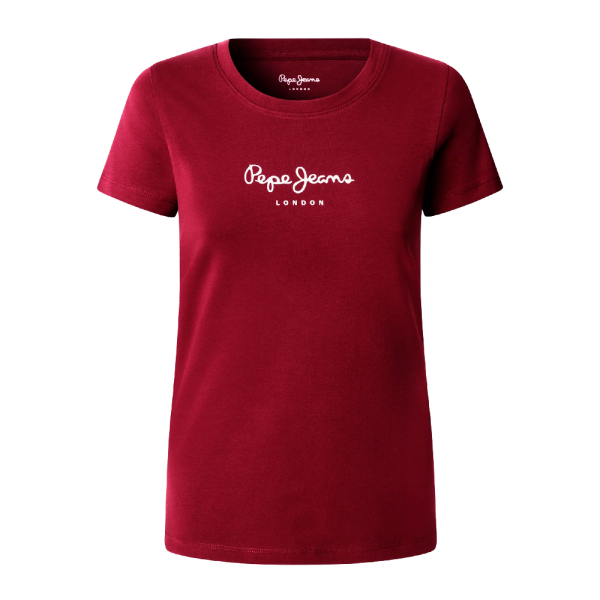 Pepe Jeans T-shirts hauts et polos Rouge - T-shirt slim fit imprim logo - S - Ref 22 €