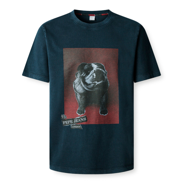 Pepe Jeans T-shirts Noir - T-shirt graphique imprim coupe classique - S - Ref 26 €